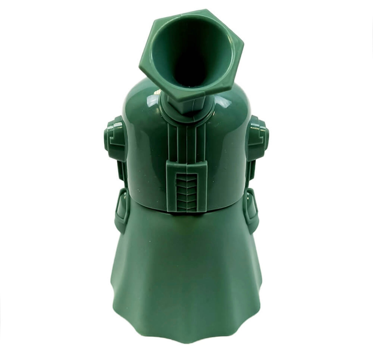Bongo de silicone Mandalorian Salvia com peças destacáveis 15cm