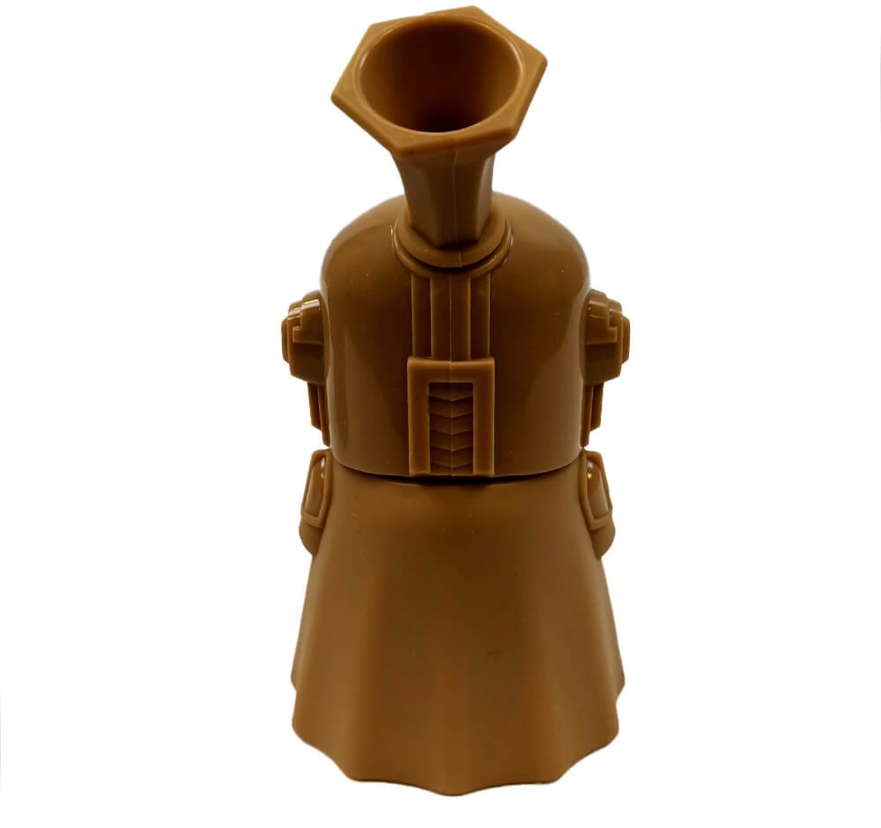 Bongo de Silicone Mandaloriano Marrom com Partes Destacáveis 15cm