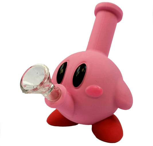 Bongo de silicone Kirby com peças removíveis 14cm