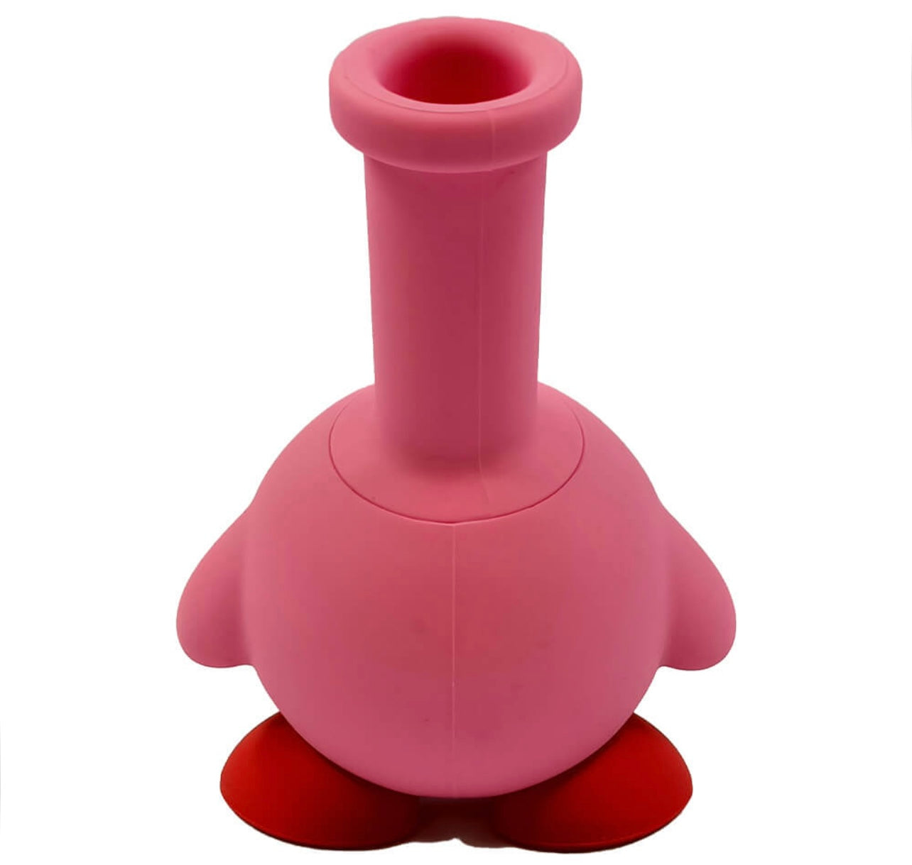 Bongo de silicone Kirby com peças removíveis 14cm