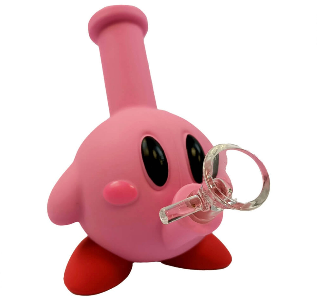 Bongo de silicone Kirby com peças removíveis 14cm