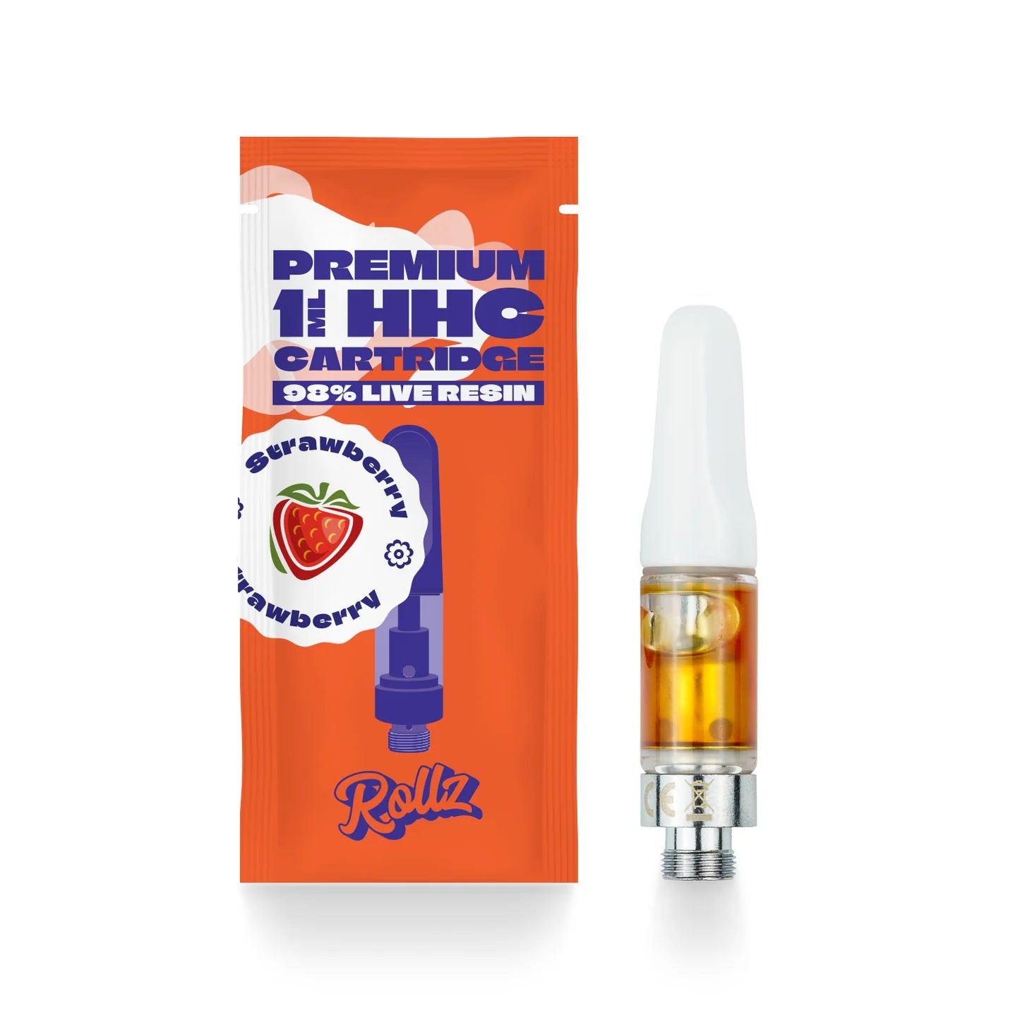 Strawberry Cartucho Desechable de HHC al 98% 1ml (300 caladas)